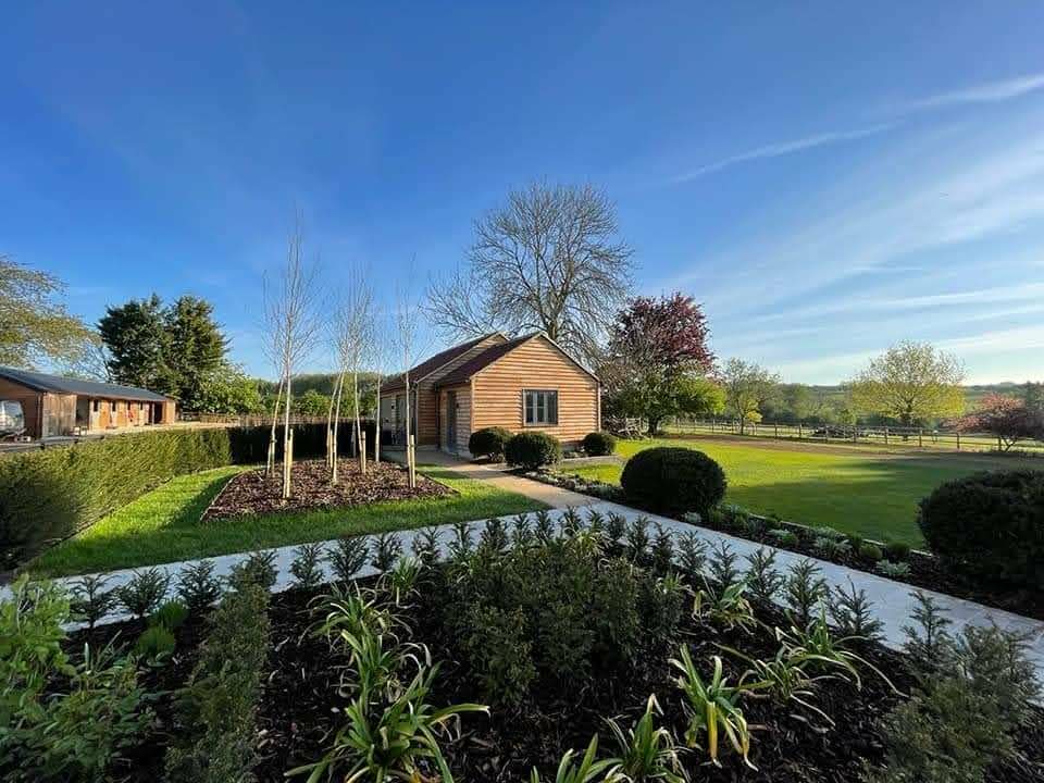 Country garden planting and landscaping near Kirton, Lincolnshire